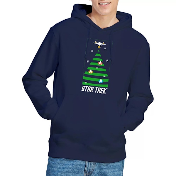 Star Trek: The Original Series Herr Julgran Huvtröja XXL N Navy XXL