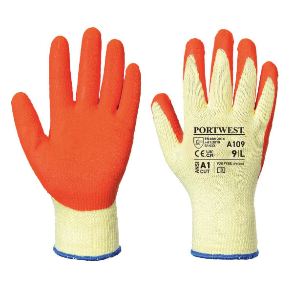 Portwest Unisex Adult A109 Grip Handskar L Orange Orange L