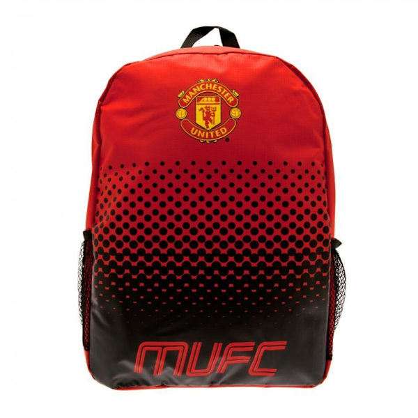 Manchester United FC Fade Ryggsäck One Size Röd/Svart/Gul Red/Black/Yellow One Size