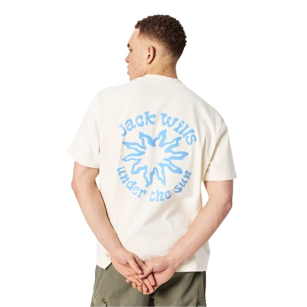 Jack Wills Herr Sun Regular T-shirt L Bone Bone L