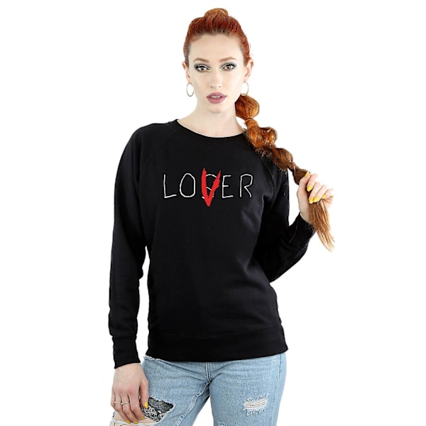 It Womens/Ladies Loser Lover Sweatshirt L Svart Black L