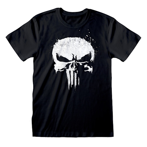 The Punisher Unisex Vuxen Logo T-Shirt M Svart Black M