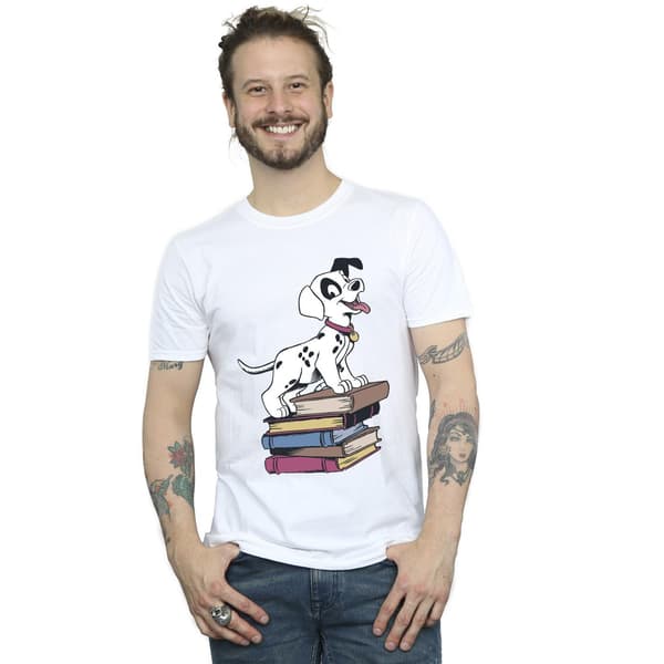 Disney Herr 101 Dalmatiner Böcker T-Shirt 4XL Vit White 4XL