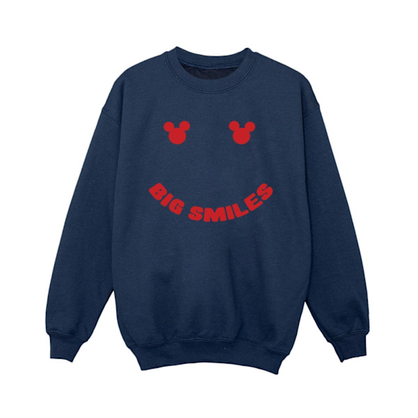 Disney Boys Mickey Mouse Big Smile Sweatshirt 3-4 år Marinblå Navy Blue 3-4 Years
