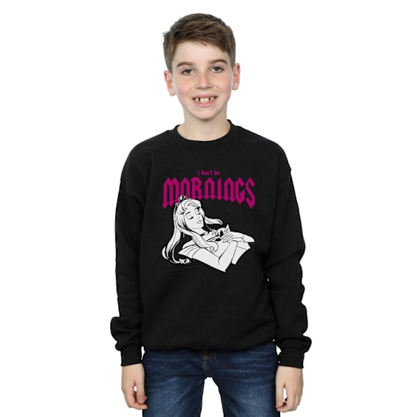 Disney Pojkar Törnrosa Don´t Do Mornings Sweatshirt 9-11 År Black 9-11 Years