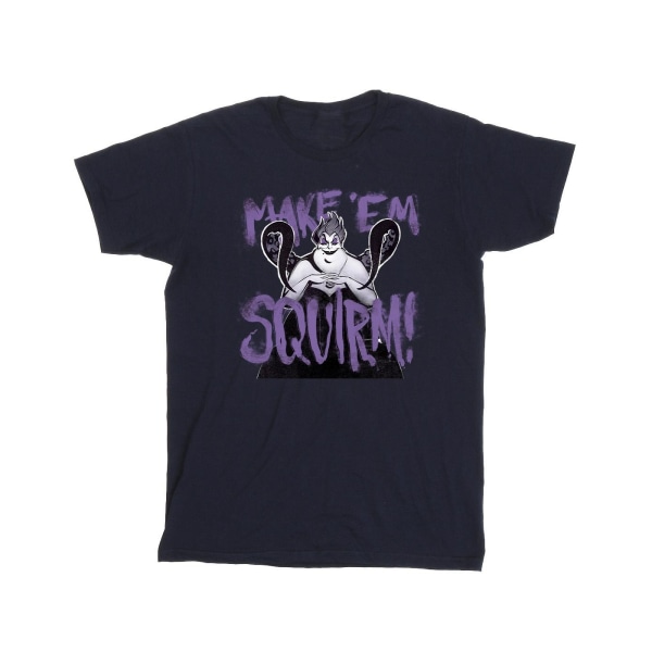 Disney Girls Villains Ursula Purple Cotton T-Shirt 3-4 år Na Navy Blue 3-4 Years