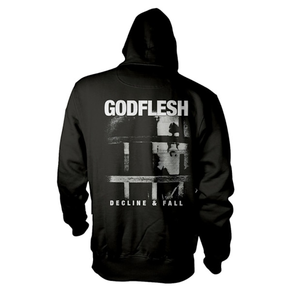Godflesh Unisex Adult Decline & Fall Hoodie S Svart Black S