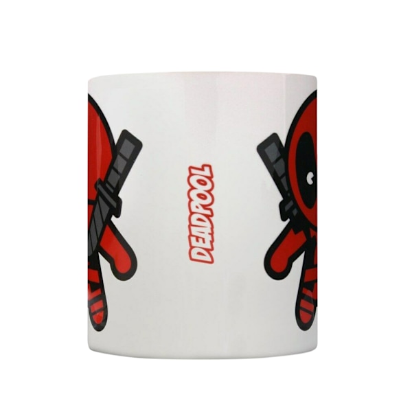 Marvel Kawaii Deadpool Mugg En Storlek Vit/Röd White/Red One Size