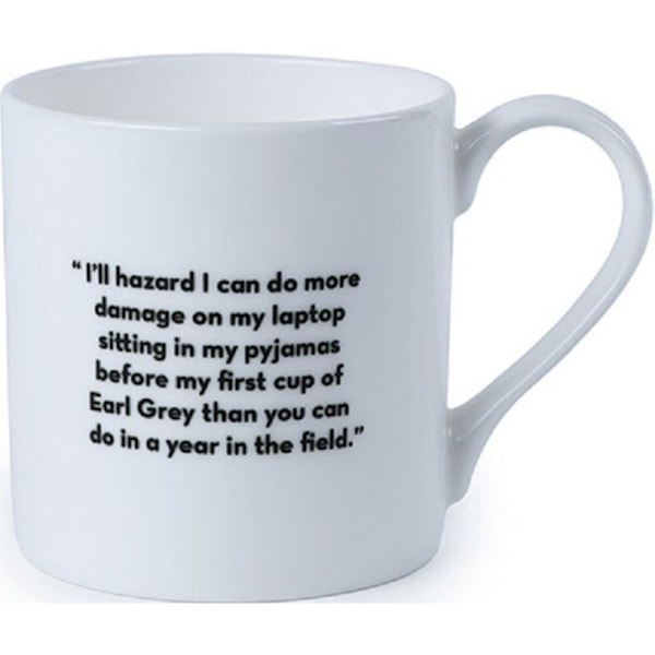 James Bond Q Quote Bone China Mug One Size Vit/Svart White/Black One Size