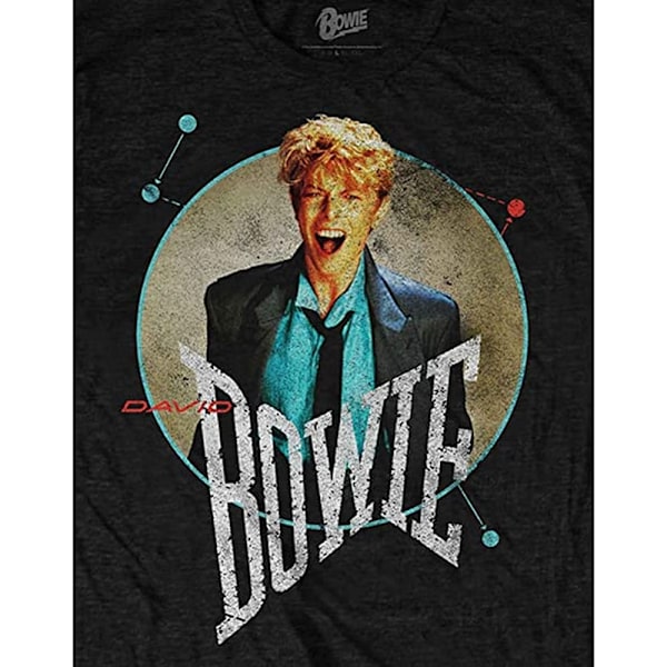 David Bowie Unisex Scream Circle T-shirt M Svart Black M