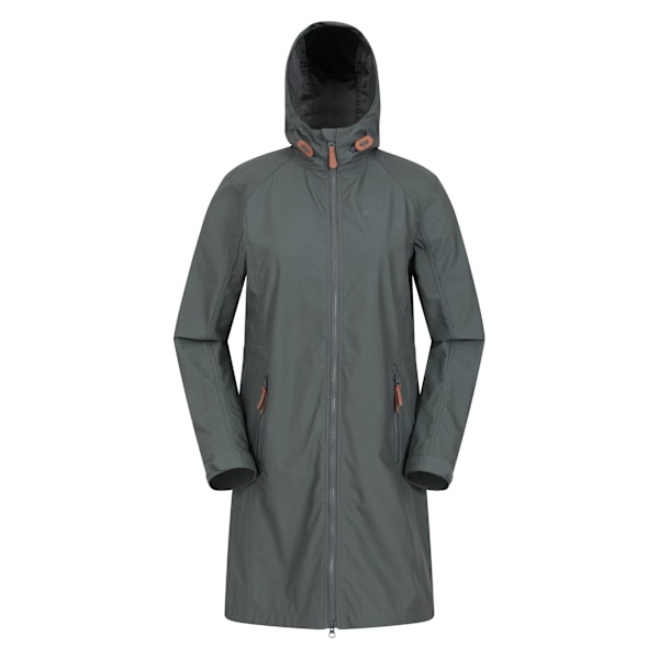 Mountain Warehouse Dam/Dam Ioana Lång Softshelljacka Green 10 UK