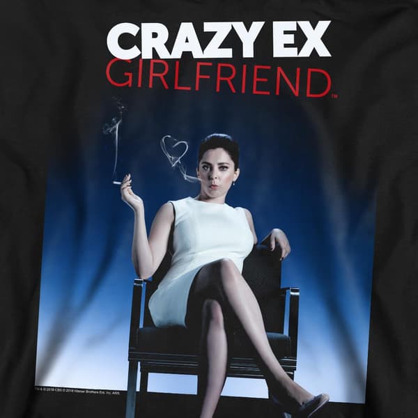 Crazy Ex-Girlfriend Unisex Vuxen Crazy Instinct Sweatshirt S Blå Black S
