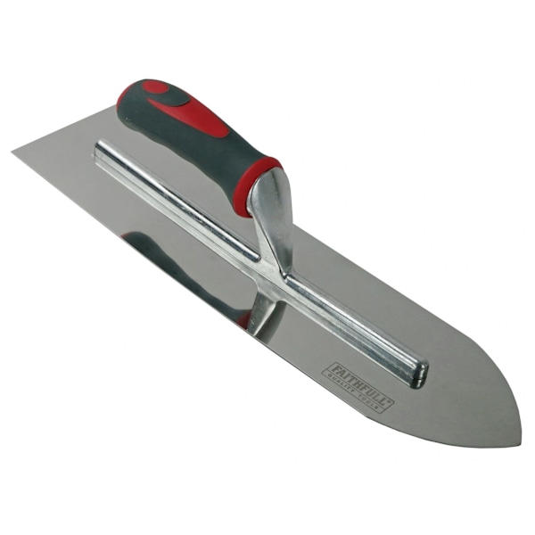 Faithfull Golvspackel Rostfritt Stål Mjukt Grepphandtag 16 X Multi Colour 400 x 100mm (16 x 4in)