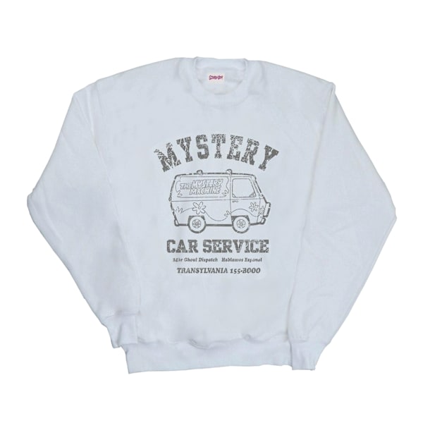 Scooby Doo Herr Mystery Car Service Sweatshirt XL Vit White XL