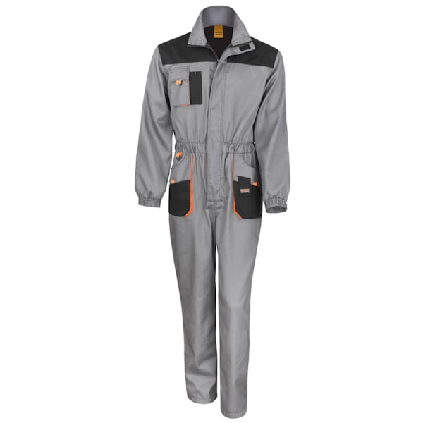 Result Work-Guard Arbetskläder för Män, Lite Coverall XL Grå/Svart Grey/Black XL