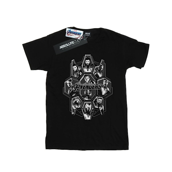 Marvel Boys Avengers Endgame Hero Shapes T-shirt 5-6 år Svart Black 5-6 Years