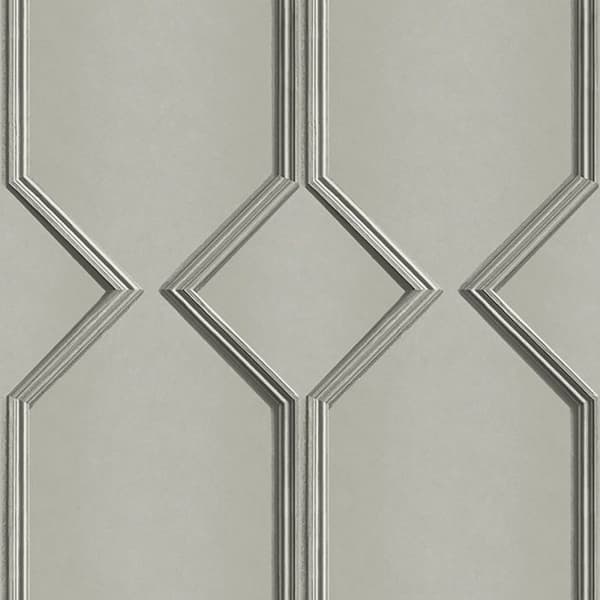 Belgravia Alessia Panel Vinyltapet 32,8ft x 21in Grå Grey 32.8ft x 21in