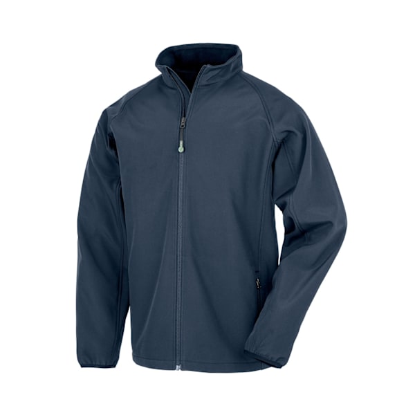 Result Barn/Barn Double Layered Recycled Soft Shell Jacka Navy 5-6 Years