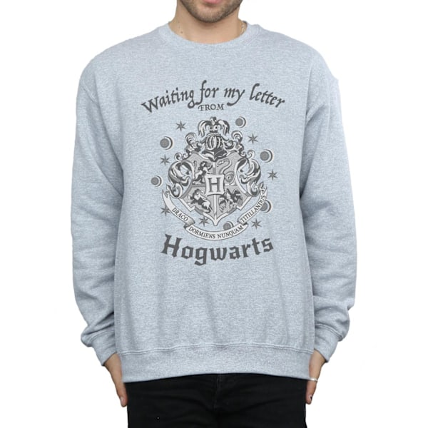 Harry Potter Herr Hogwarts Väntar På Mitt Brev Sweatshirt M S Sports Grey M