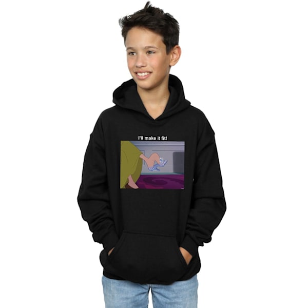 Disney Princess Boys I´ll Make It Fit Hoodie 9-11 år Svart Black 9-11 Years