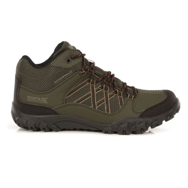 Regatta Edgepoint Mid Vattentäta Vandringskängor för Herr 10 UK Baylea Bayleaf/Burnt Umber 10 UK