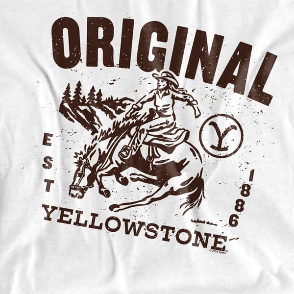Yellowstone Dam/Dam Original T-shirt M Vit White M