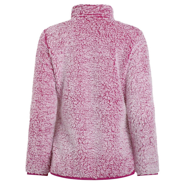 Weird Fish Dam/Dam Madi Mysig Fleece Tröja med Kvartsdragkedja Storlek 8 UK Dark Raspberry 8 UK