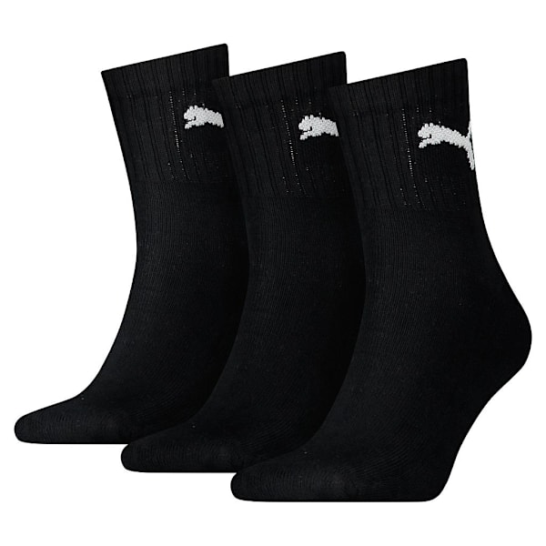 Puma Unisex Crew Socks (3-pack) 12 UK-14 UK Svart Black 12 UK-14 UK