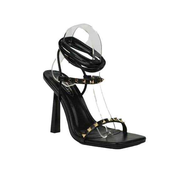 Retro Gladiator Sandaler för Dam 4 UK Svart Black 4 UK