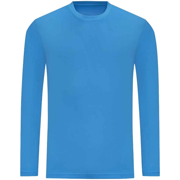 AWDis Just Cool Herr Långärmad Cool Sports Performance Plain Sapphire Blue 2XL