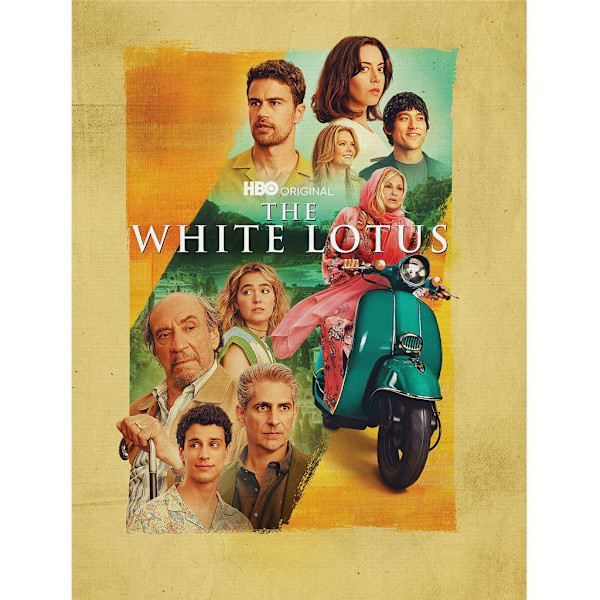 The White Lotus Key Art Canvas 40,5 cm x 4 cm x 30,5 cm Flerfärgad Multicoloured 40.5cm x 4cm x 30.5cm