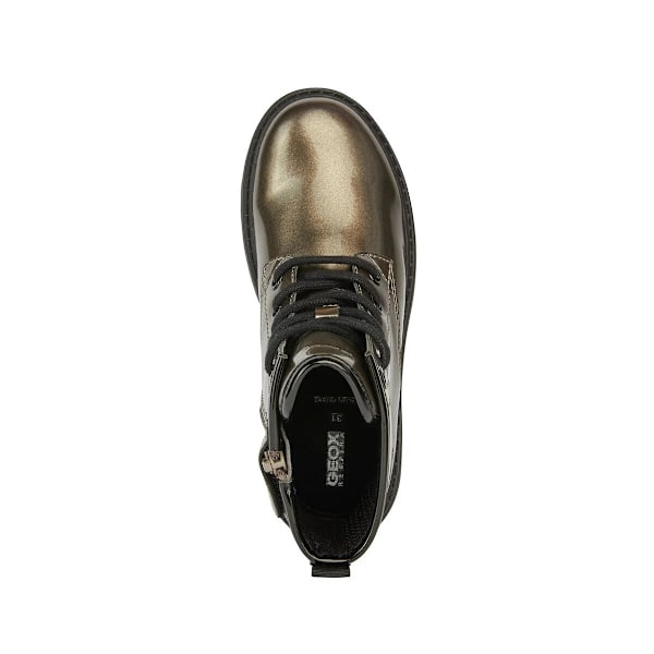 Geox Casey Chelsea-stövlar för flickor 3 UK Lead/Black Lead/Black 3 UK