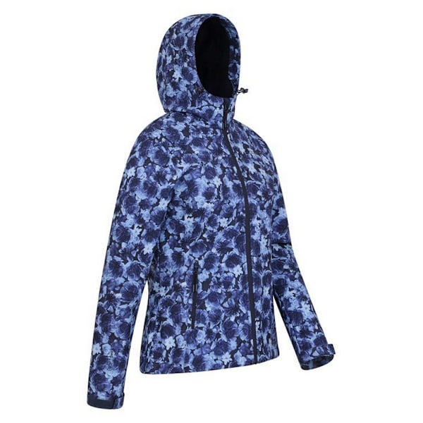 Mountain Warehouse Exodus Floral Soft Shell-jacka för damer Navy/Light Blue 8 UK