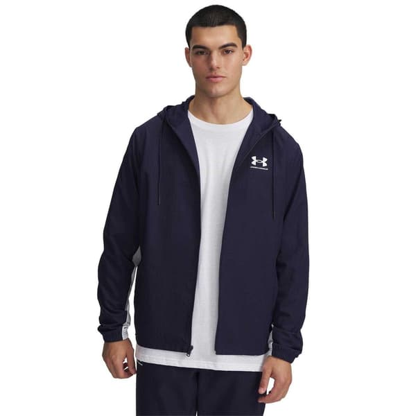 Under Armour Herr Sportstyle Vattentät Långärmad Vindjacka Navy L