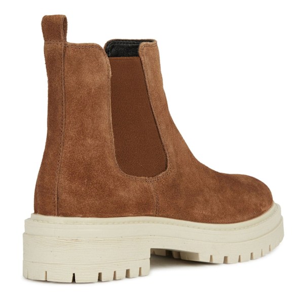 Geox Dam/Dam Iridea Mockaskängor i mocka 5 UK Brun Brown 5 UK