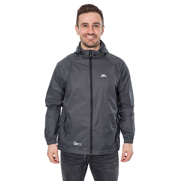 Trespass Unisex Vuxen Qikpac Vattentät Jacka S Flint Flint S