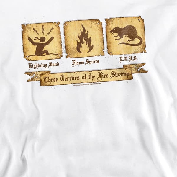 The Princess Bride Unisex Vuxen Three Terrors Sweatshirt L Vit White L
