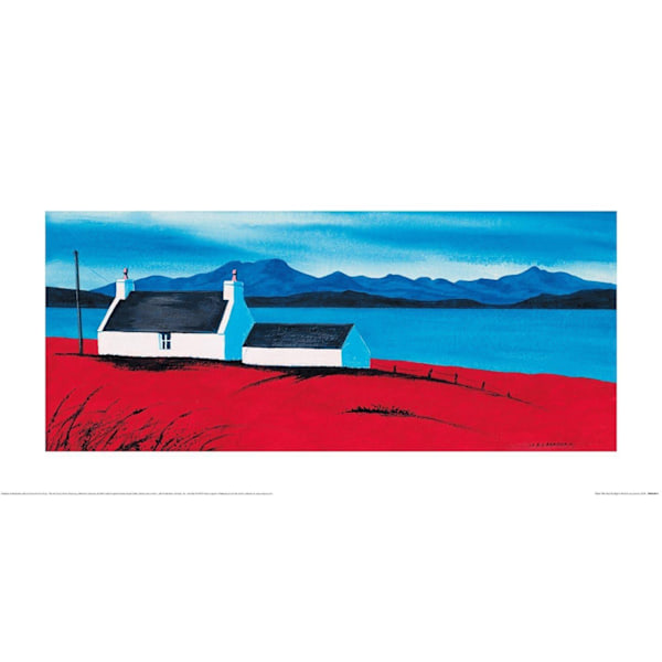 Anthony Barber Over The Sea To Skye I Print 50cm x 100cm Blå/Röd Blue/Red 50cm x 100cm