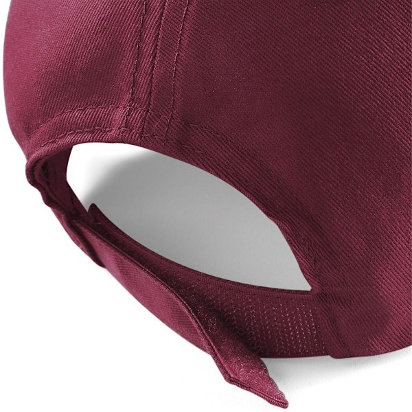 Beechfield Unisex Ultimate 5 Panel Baseball Cap (2-pack) One Burgundy One Size