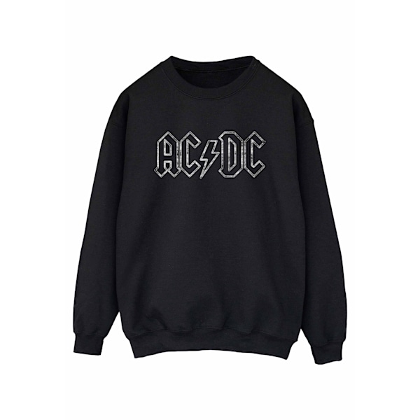 AC/DC Herr Jagged Logo Sweatshirt 4XL Svart Black 4XL
