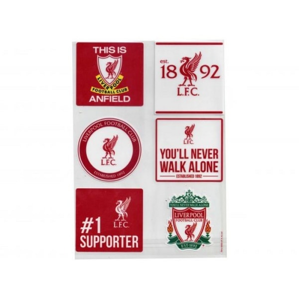 Liverpool FC You´ll Never Walk Alone Stickers One Size Röd/Vit Red/White One Size