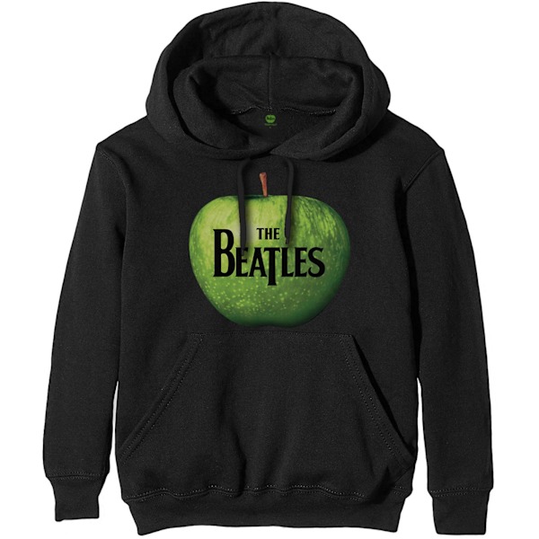 The Beatles Unisex Vuxen Apple Logo Hoodie M Svart Black M