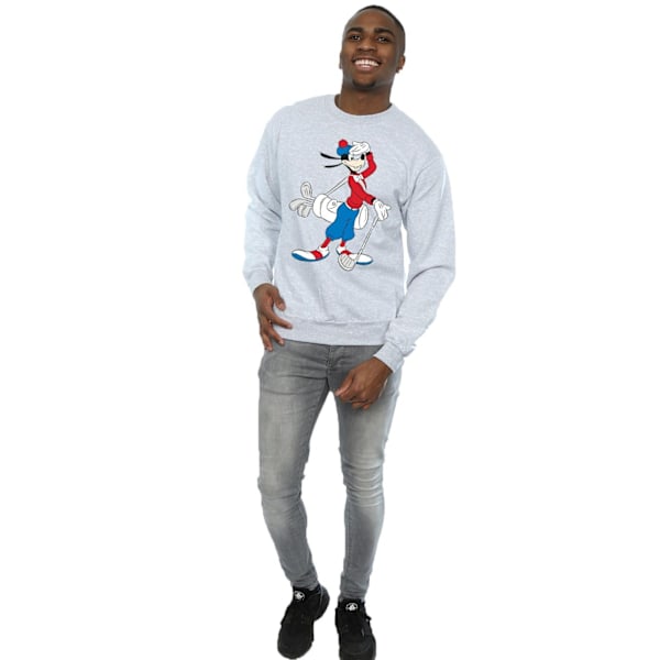 Disney Goofy Golf Sweatshirt L Sports Grey för män Sports Grey L