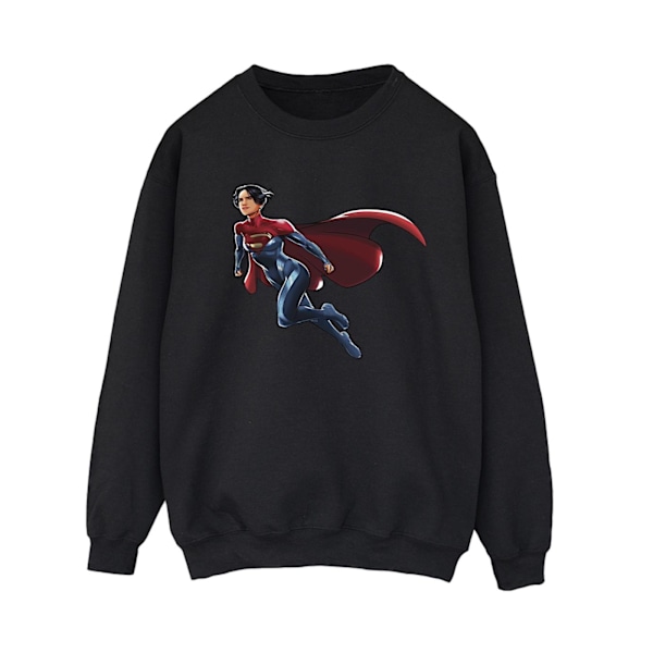 DC Comics Dam/Kvinnor The Flash Supergirl Sweatshirt L Svart Black L