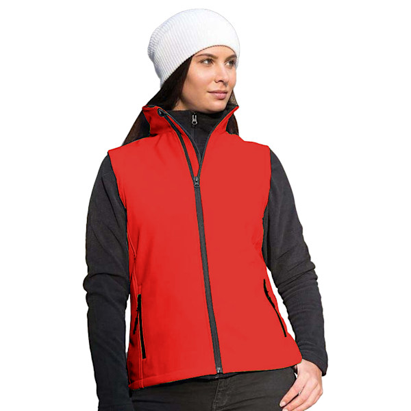 Result Core Dam/Damer Tryckbar Softshell Väst M Röd Red / Black M