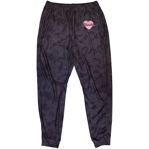 Blondie Dam/Kvinnor Heart Of Glass Lång Pyjamas Set L Lila Purple L