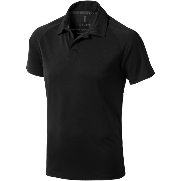 Elevate Mens Ottawa Kortärmad Polo S Solid Black Solid Black S