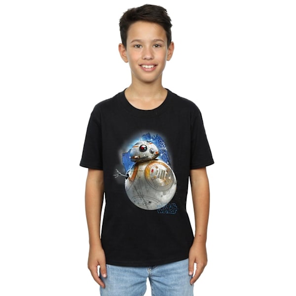 Star Wars Boys The Last Jedi BB-8 Borstad T-shirt 5-6 år Bla Black 5-6 Years