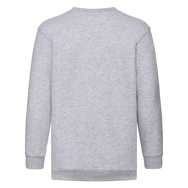 Fruit Of The Loom Kids Unisex Classic 80/20 Set-In Sweatshirt 5 Heather Grey 5-6