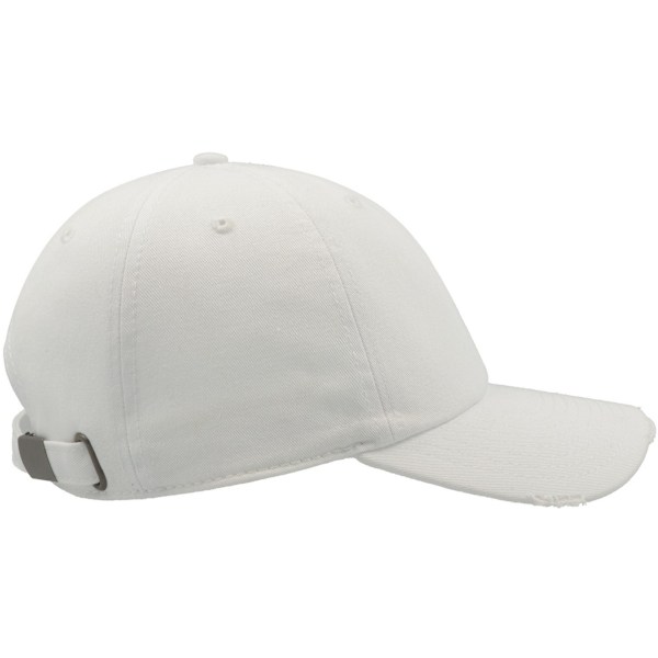 Atlantis 6-panel baseballkeps, vit, one size White One Size